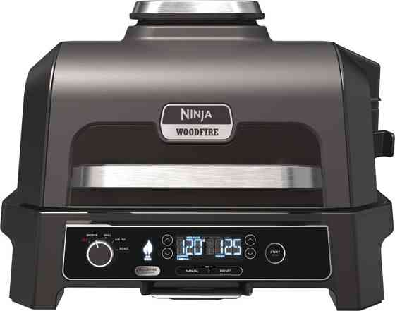 Гриль-барбекю электрический и коптильня Ninja Woodfire Pro XL OG850EU 1700 Вт черный Киев