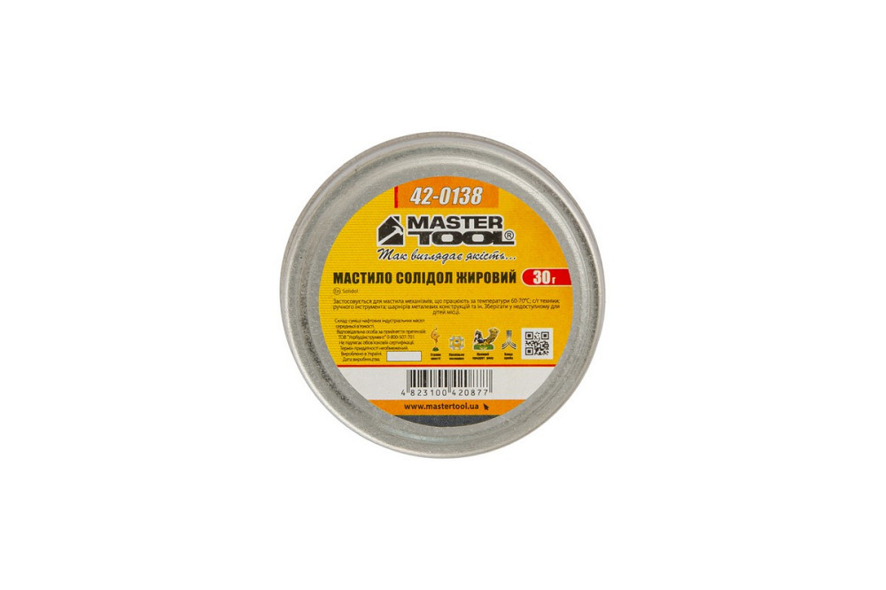 Смазка солидол жировой MASTERTOOL 30 г 42-0138 Харьков - изображение 2