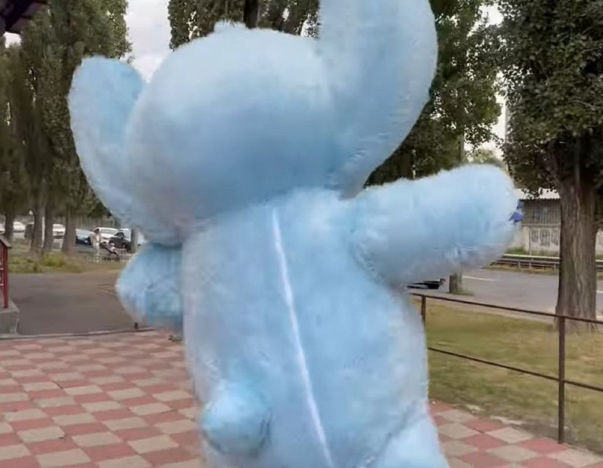 Костюм Стич надувной аниматору 250 см детские праздники, корпоративы Київ - зображення 2