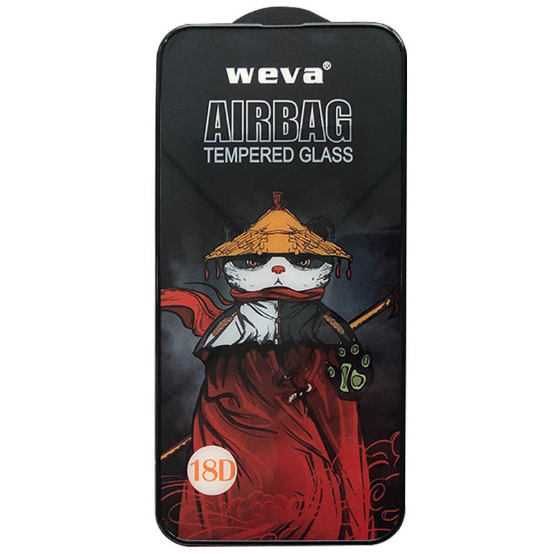 Защитное 2.5D стекло Weva AirBag (тех.пак) для Apple iPhone 14 Pro (6.1") Херсон - зображення 1