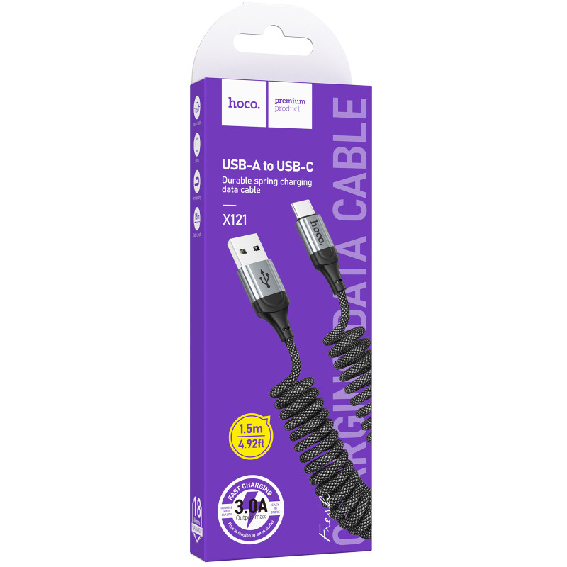 Дата кабель Hoco X121 Nuevo USB to Type-C 3A (1.5m) Херсон - изображение 2
