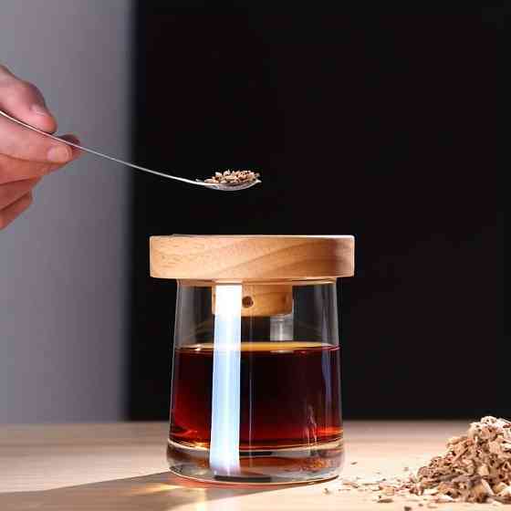 Смокер для копчения виски и коктейлей Leeseph в коробке со щепой Mv073 Одеса