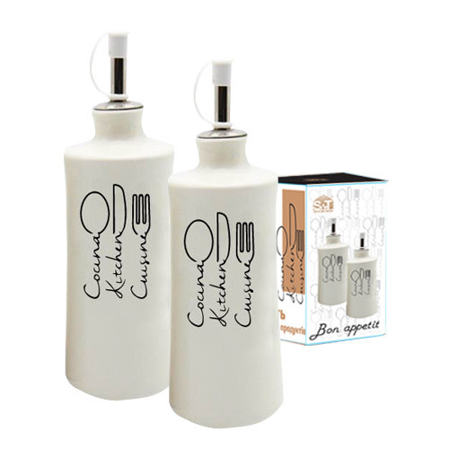 Ємність для олії та оцту SNT Bon appetit 700-07-17 320 мл 2 предмети Київ - зображення 1