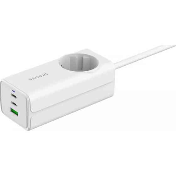 Фільтр живлення Proove Power Strip PD-02 65W (2 Type-C + 1USB) White (PSP165210001) Харків