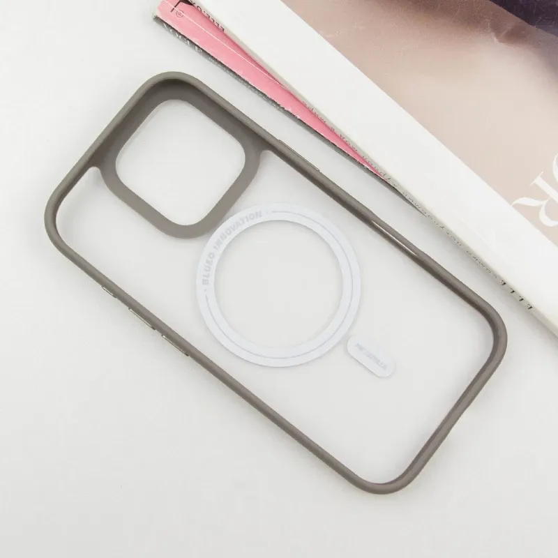 TPU+PC чехол Blueo Skin Friendly Frosted with MagSafe для Apple iPhone 16 Pro Max (6.9") Херсон - изображение 10