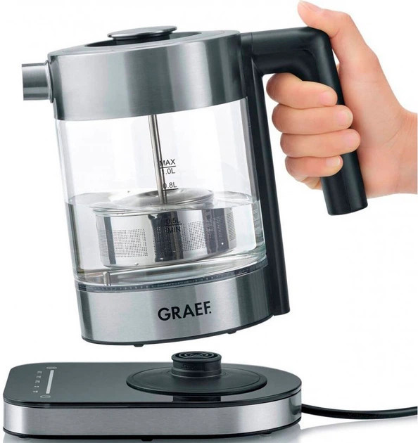 Электрочайник GRAEF WK350EU 1 л серебристый Киев - изображение 3