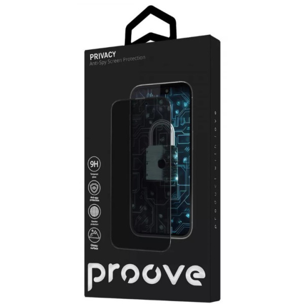 Захисне скло Proove Privacy для iPhone 18 Pro Max Black (PGPPRI18PM01) Харків - зображення 2