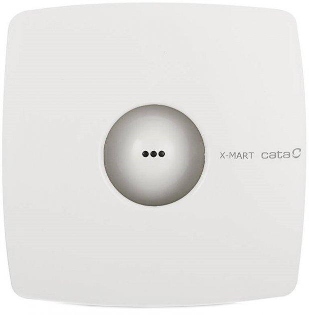 Вытяжной вентилятор CATA X-MART 10 MATIC Т TIMER WHITE (01016000) для ванной комнаты Київ - зображення 12