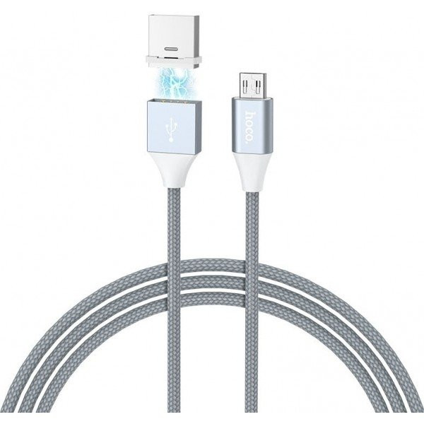 Кабель Hoco U40B USB magnetic to Micro Gray (Код товару:13241) Харьков - изображение 9