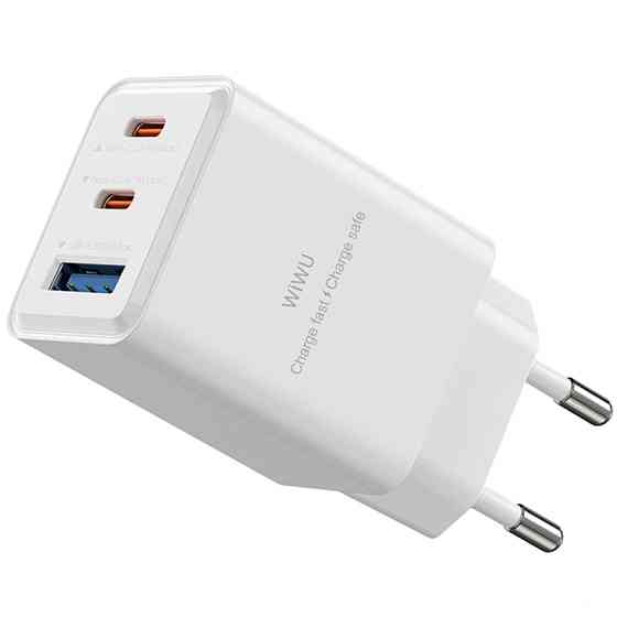 СЗУ WIWU G026 Cube PD67W+QC3.0 GaN (1USB-A/2C) Херсон