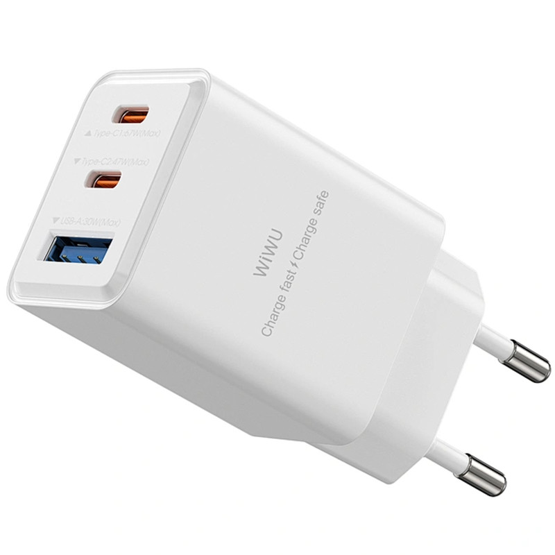 СЗУ WIWU G026 Cube PD67W+QC3.0 GaN (1USB-A/2C) Херсон - изображение 3