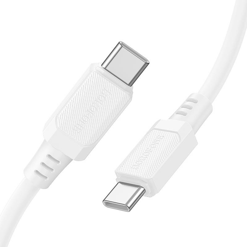Дата кабель Borofone BX115 Lotto Type-C to Type-C 60W (1m) Херсон - зображення 4