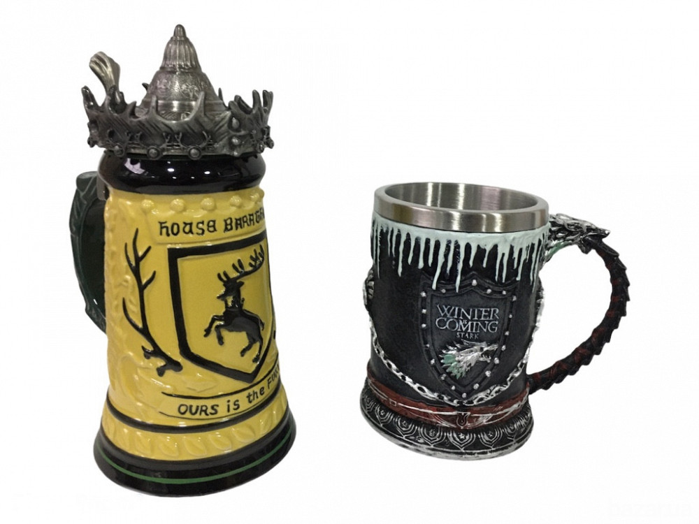 Подарочный набор Кружка Game Of Thrones House Герб Баратеонов Игра Престолов и Winter Is Coming Star Киев - изображение 3
