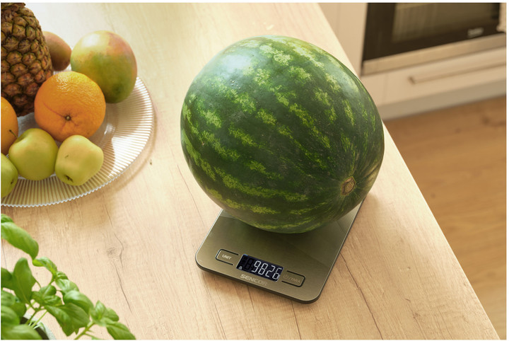 Весы кухонные Sencor SKS8080 10 кг серебристые Київ - зображення 7