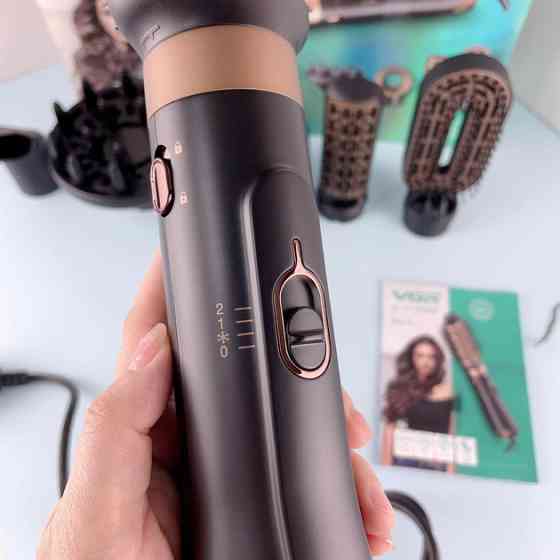 Фен-браш VGR V-491 1000 Вт черный с коричневым Київ