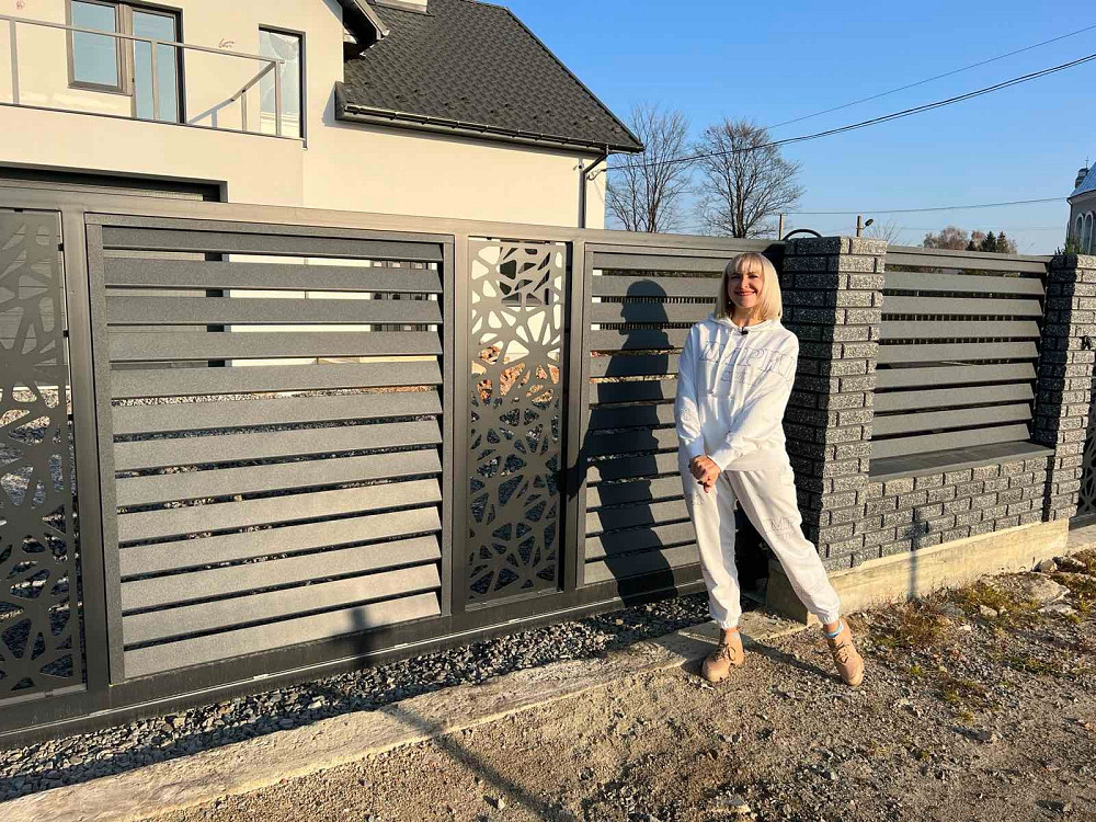 Ворота огорожі - паркан від виробника Наша Хата. Запорожье - изображение 8