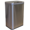 Сенсорное ведро для мусора JAH 13 л прямоугольное серебряный металлик с внутренним ведром Киев