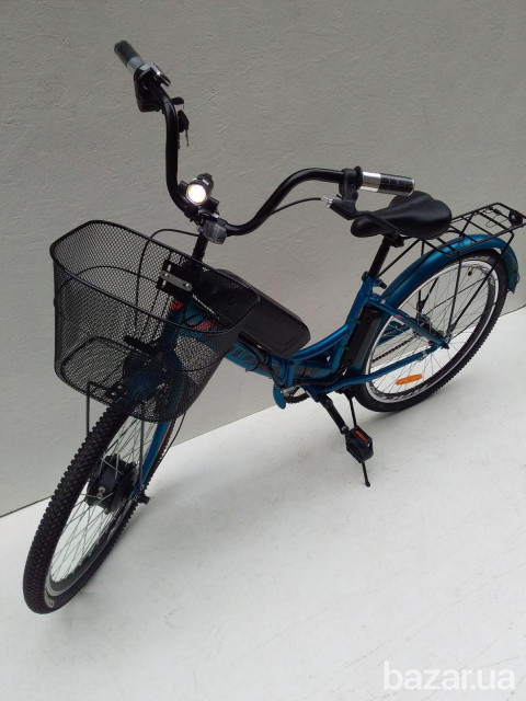 Электровелосипед складной Smart 24 корзина Одеса - зображення 6