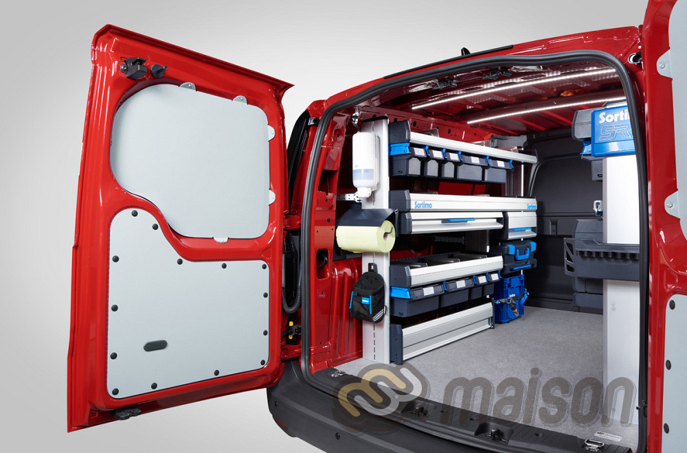 Мобільні майстерні, сервісні авто – обладнання фургона стелажами Sortimo Київ - зображення 7