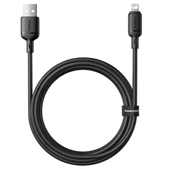 Дата кабель Baseus Foamed Silicone USB to Lightning 2.4A (1m) (E04269) Херсон