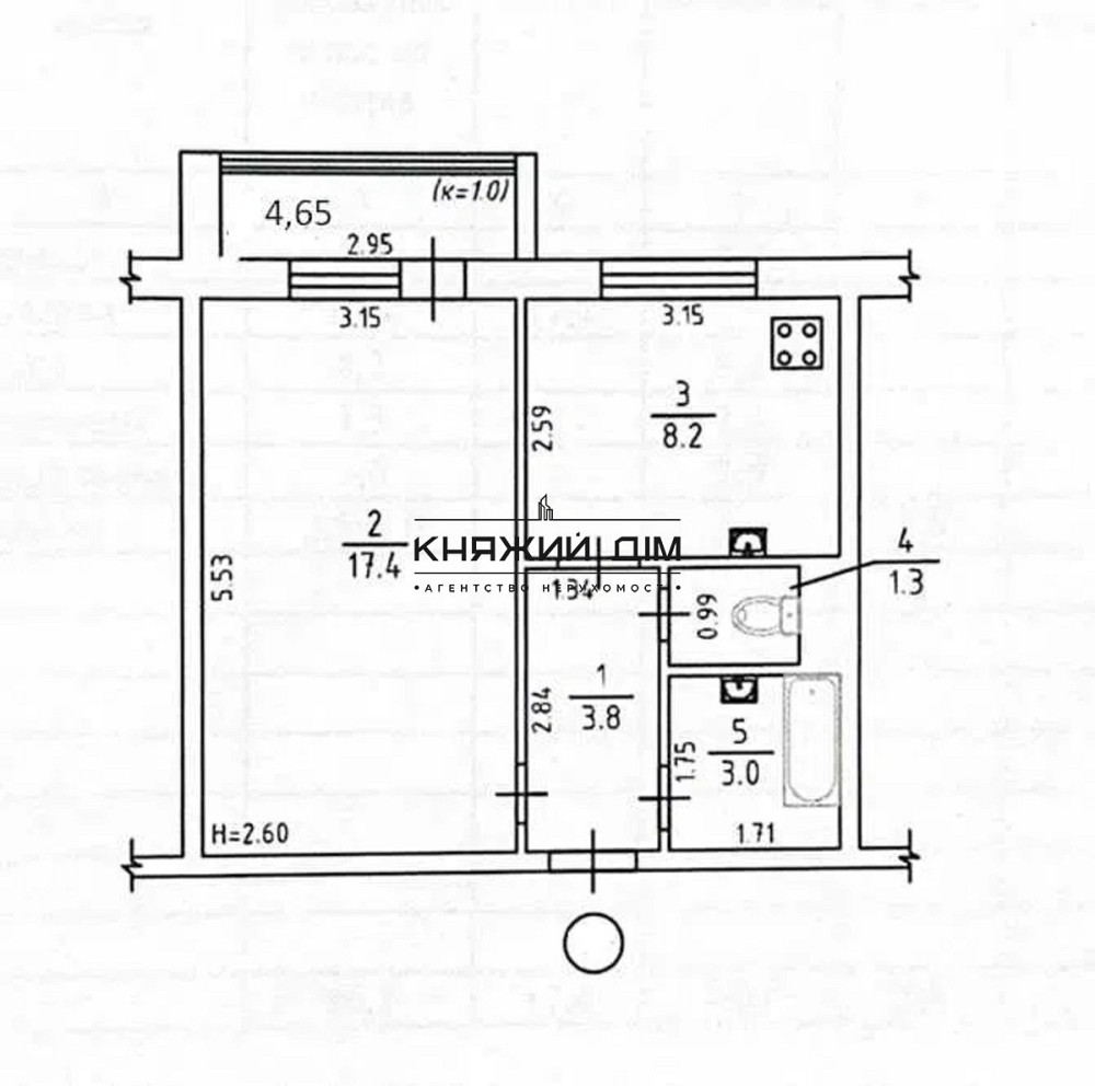 Продам 1-кімнатну квартиру пр-т Григоренко 38 А.м.Позняки Київ - зображення 12