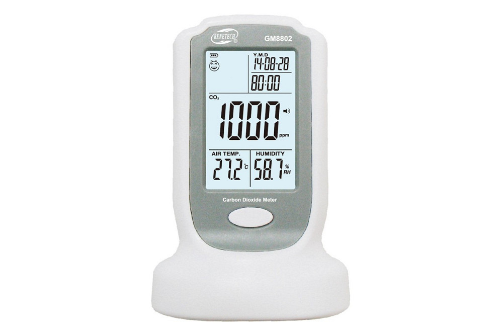 Газоанализатор углекислого газа + термогигрометр (0-2000 ppm,0-50°C, 10-90%) BENETECH GM8802 Харьков - изображение 5