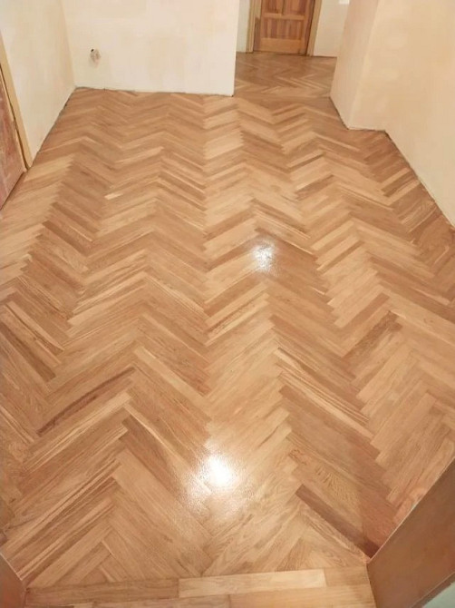 Профессиональная шлифовка циклевка паркета - доски без пыли Киев обл Київ - зображення 1