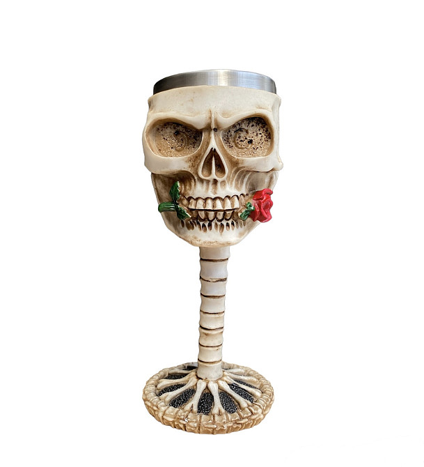 Бокал для вина 3 Череп с Розой Київ - зображення 10
