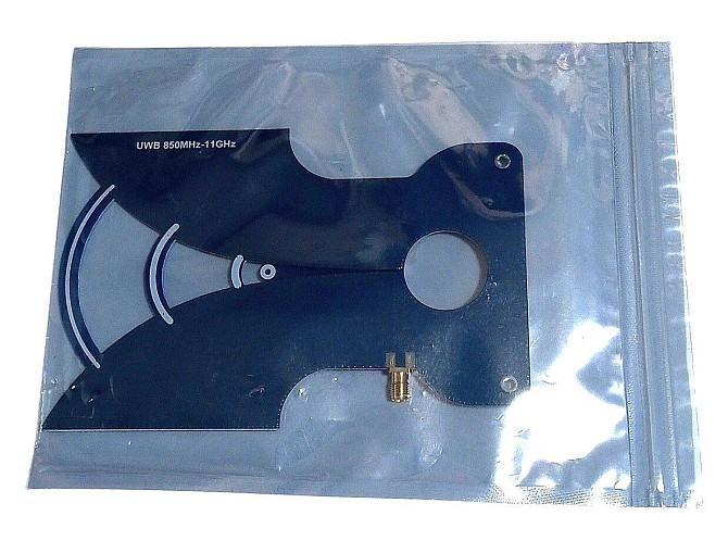 Антенна UWB 850MHz - 11GHz 6-11dBi, до 50W, компланарная линейная, SMA-female (10927) Дніпро - зображення 9