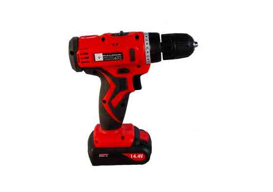 Дрель-шуруповерт аккумуляторная MPT 14.4 V Li-ion 1.3 Ач 2 скорости 0-400/1450 об/мин 10 мм 2 АКБ ке Харків