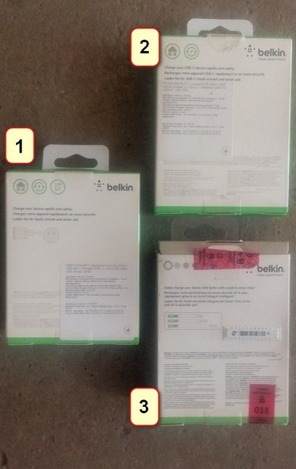 Універсальні мережеві заряднї пристрії Belkin в асортименті Львів - зображення 1