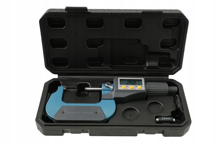 Микрометр цифровой (25-50мм/0,001мм) PROTESTER 5202-50 Харків - зображення 11