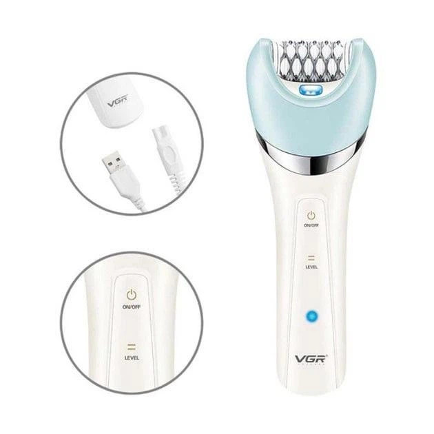 Эпилятор женский в наборе VGR V-703 5 Вт белый Киев - изображение 3