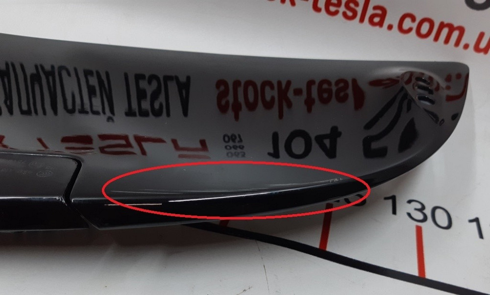 Спойлер пассивный с подсветкой в сборе с повреждением Tesla model X 1048429-01-C Киев - изображение 4