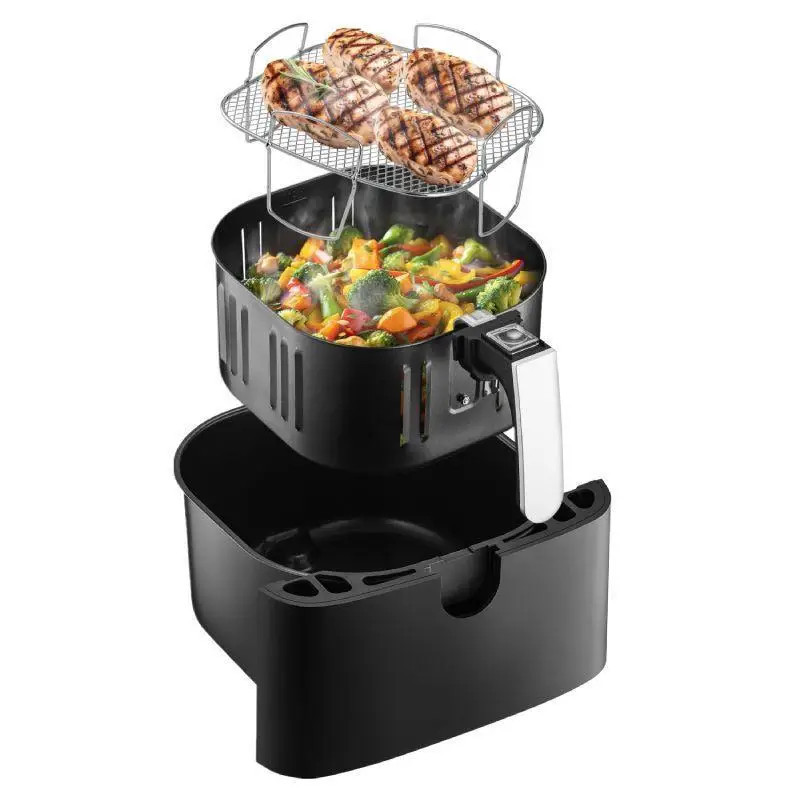 Аэрофритюрница Mozano Air Fry Master AGD/FRY/02#SRE 8 л 1700 Вт Київ - зображення 2