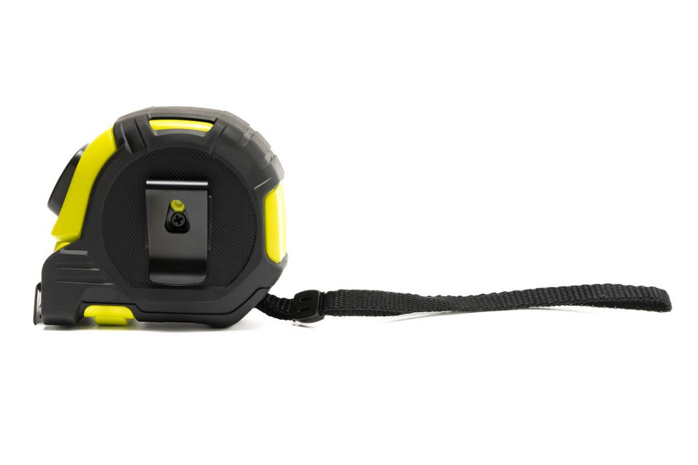 Рулетка WERTVOLL 8 м х 25 мм две кнопки AUTOSTOP покрытие TPR нейлоновое покрытие противоскользящий  Харків - зображення 3