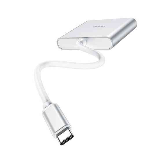 Переходник HUB Hoco HB14 Type-C to USB3.0+HDMI+PD Херсон