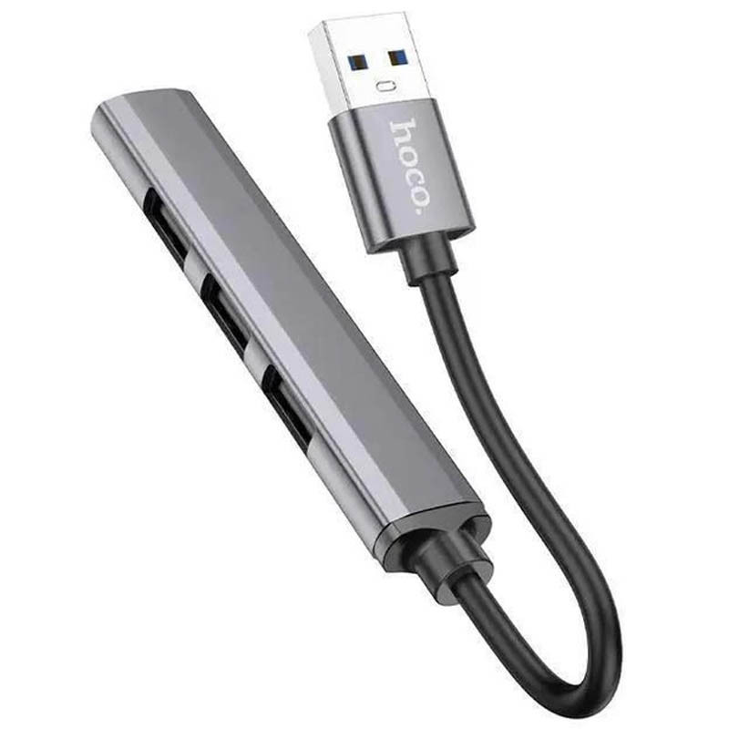 Переходник Hoco HB26 4in1 (USB to USB3.0+USB2.0*3) Херсон - зображення 3