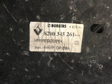 Бу карта багажника левая Renault Megane 2 CC Cabrio оригинал 8200345261 Кропивницький - зображення 1