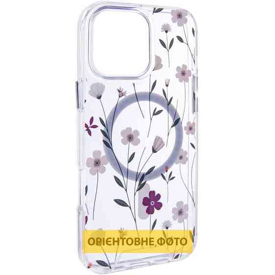 TPU+PC чехол Clear Garden with MagSafe для Apple iPhone 17 (6.3") Херсон