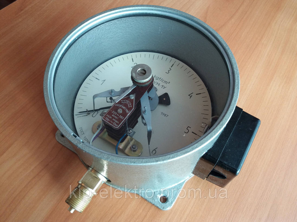Манометр электроконтактный ЭКМ-1У (0-2,5 кгс/см2) (ЭКМ, ЭКМ-160, ЕКМ-1У, ЕКМ-2У, ЄКМ-1У, ЄКМ-2У, ЕКМ Київ - зображення 11