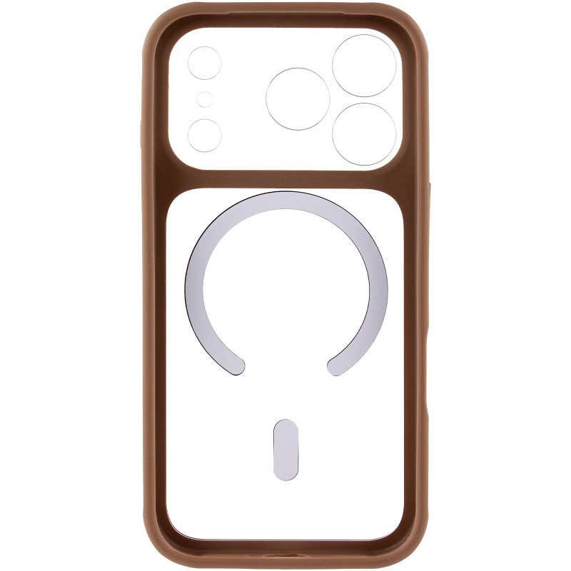 Чехол TPU+PC GETMAN Moon Clear with MagSafe для Apple iPhone 17 Pro Max (6.9") Херсон - зображення 4