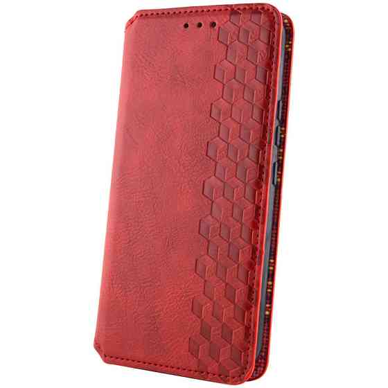 Кожаный чехол-книжка GETMAN Cubic (PU) для Xiaomi Redmi Note 14 Pro 5G / 14 Pro+ Херсон