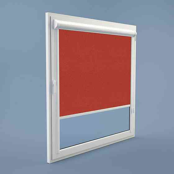 Рулонна штора Rolets Агат 2-2088-575 57.5x170 см закритого типу Блідо-червона Київ
