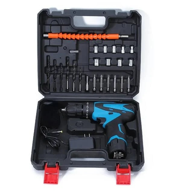 Аккумуляторный шуруповёрт в с набором инструментов.Два аккумулятора, мощная зарядка.12v Одеса - зображення 9