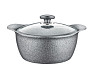 Каструля зі скляною кришкою OMS 3120-24-grey 24 см 4.5 л Киев