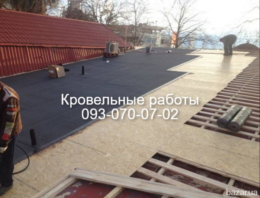 Укладка еврорубероида в Золотоноше Золотоноша - изображение 1