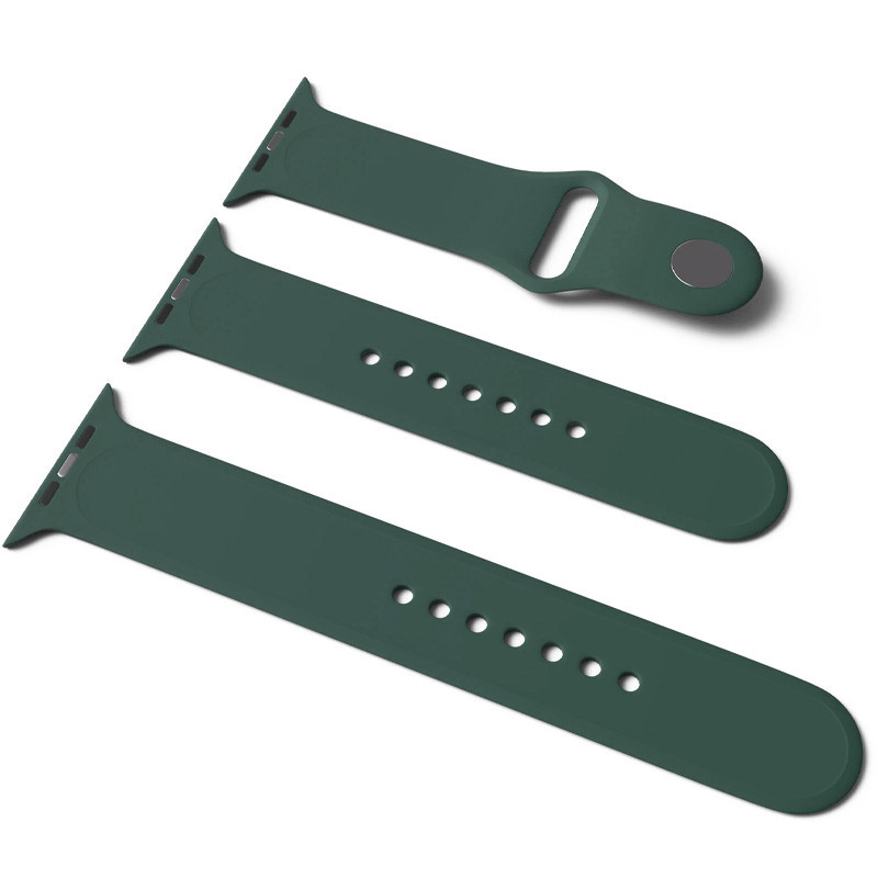 Силиконовый ремешок для Apple Watch Sport Band 38/40/41/42mm(ser.10) (S/M & M/L) 3pcs Херсон - зображення 3