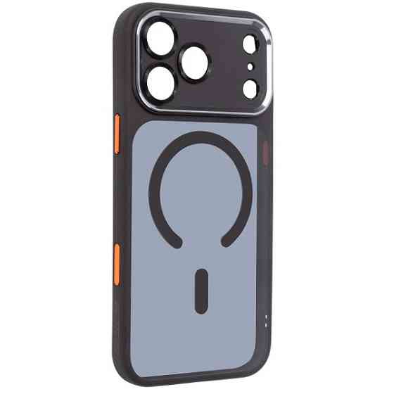 Чохол ArmorStandart Unit-C MagCase SE для Apple iPhone 17 Pro Max Black Orange (ARM86322) (Код товар Харків