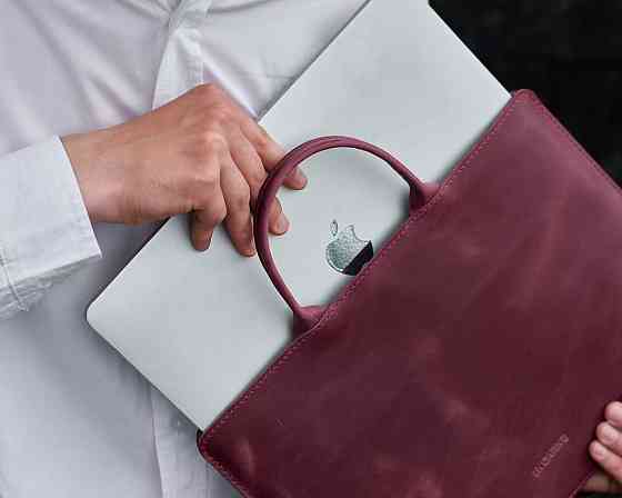 Чехол для ноутбука винтажный Incarne Stem MacBook Air 15" 2023-2025 stem-burgundy-vintage-air-15 бор Київ
